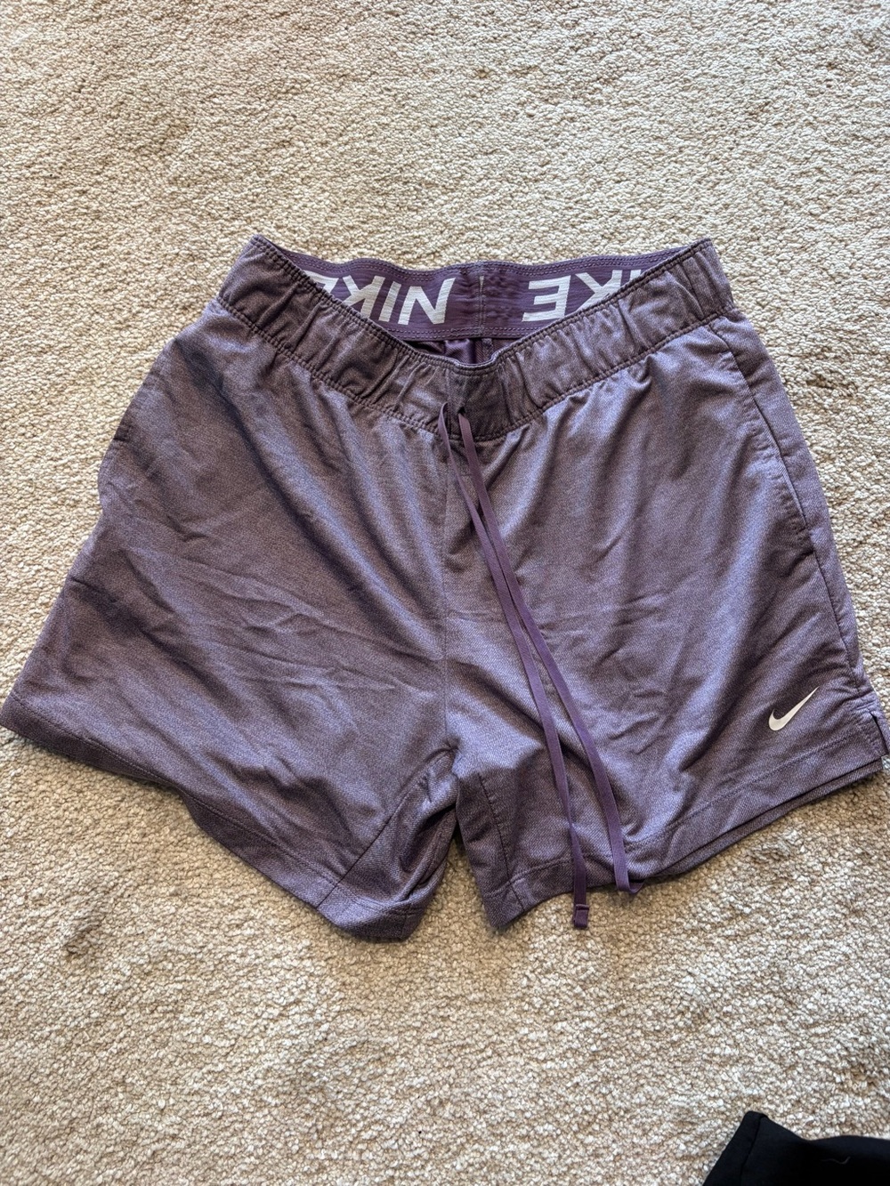 Nike Women’s Lavender Athletic Shorts with Drawstring